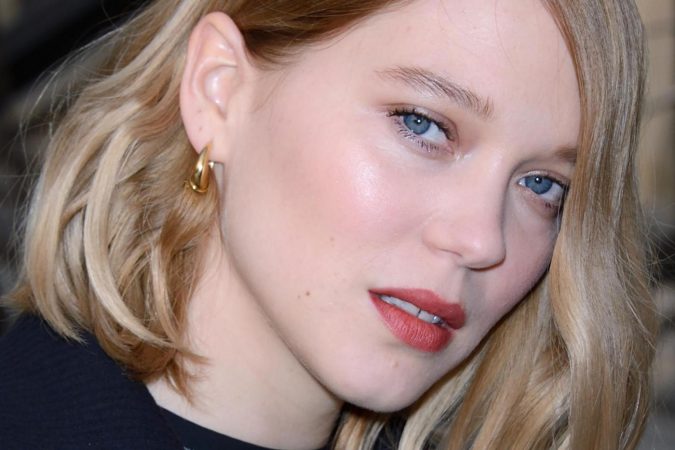 Lea Seydoux attending the photocall before the Louis Vuitton show