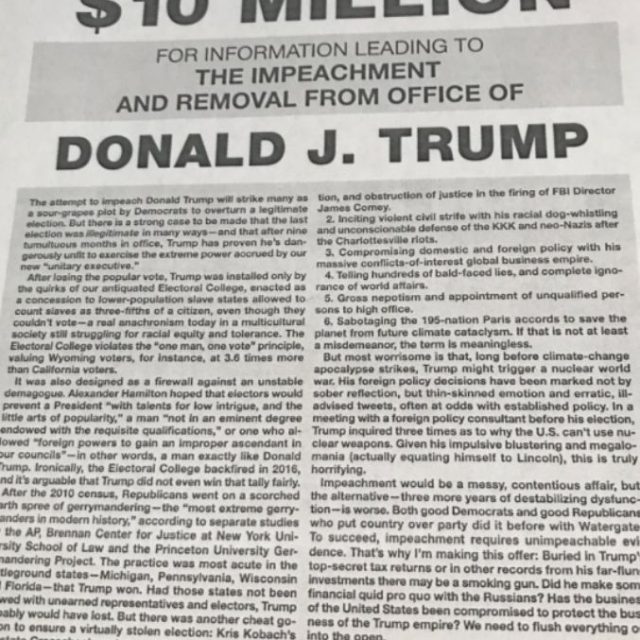 Trump, il re del porno Flynt offre 10 milioni di dollari a chi fornisca materiale per incriminare il presidente Usa