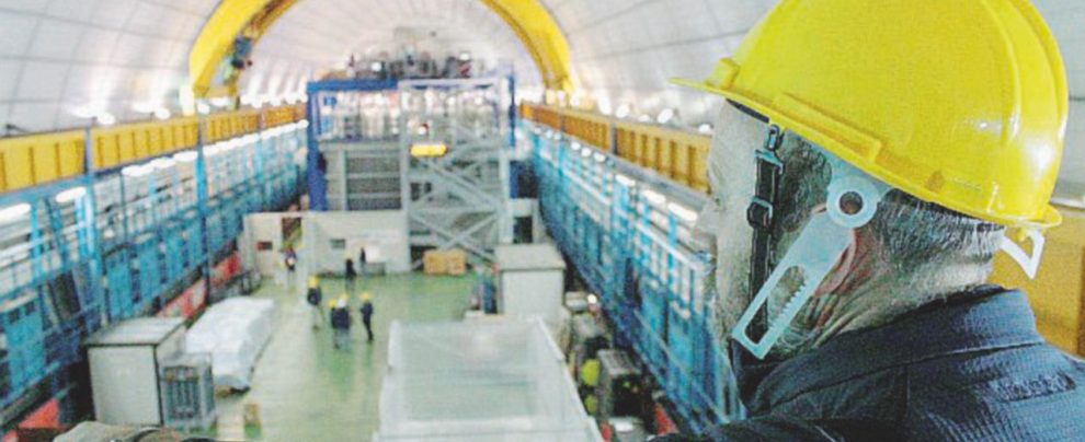 Alta ricerca - I laboratori Infn sotto il Gran Sasso - Ansa Le falde sono a rischio: la rete del Gran Sasso è ancora un colabrodo
