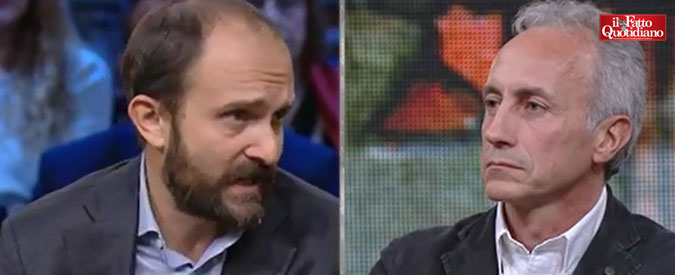 Copertina di Consip, confronto tra Orfini (Pd) e Travaglio: “Pezzi dello Stato cercarono di far fuori Renzi”. “No, il cuore della questione è un altro”