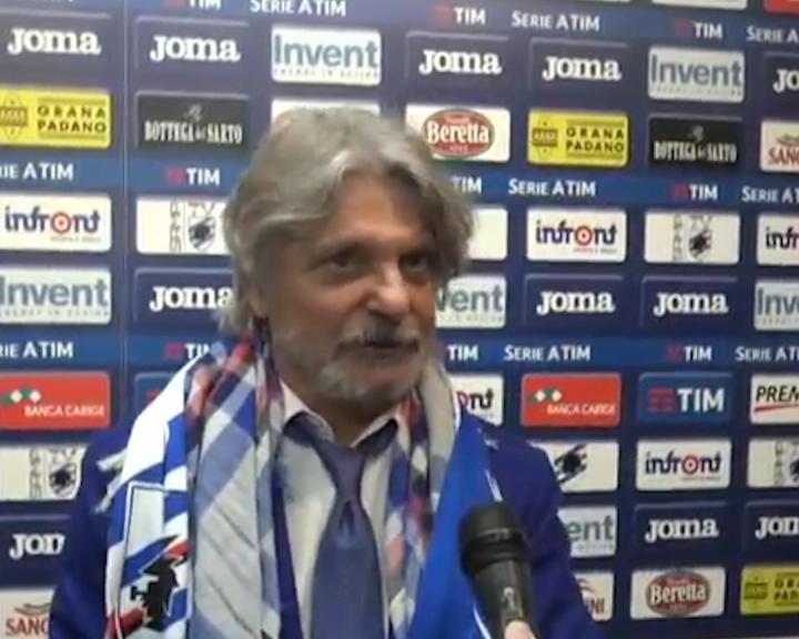 Copertina di Sampdoria-Juventus 3 a 2, Ferrero euforico: “La Juve s’è scansata. Ora voliamo basso e schiviamo il sasso”