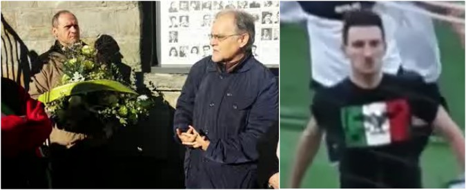 Copertina di Marzabotto, il 65 Futa visita il sacrario dopo il caso dell’esultanza con saluto romano e maglia della Rsi