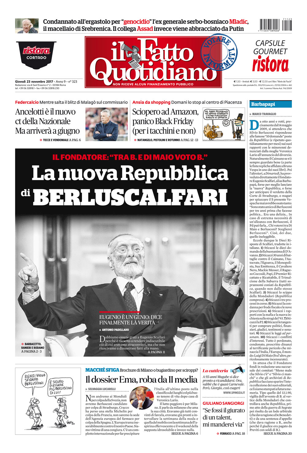 La nuova Repubblica di Berluscalfari