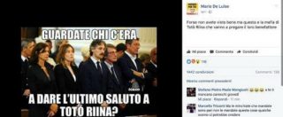 Copertina di “Boschi e Boldrini ai funerali di Riina”. La sottosegretaria: “Fake news, passato il limite”. Il M5s prende le distanze