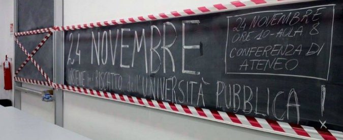 Il Black Friday dell’università italiana