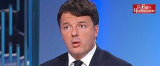 Copertina di Renzi: “Di Battista? Scelta eticamente bella che rispetto, ci sono passato anche io. Sciopero Cgil? Non è politico”