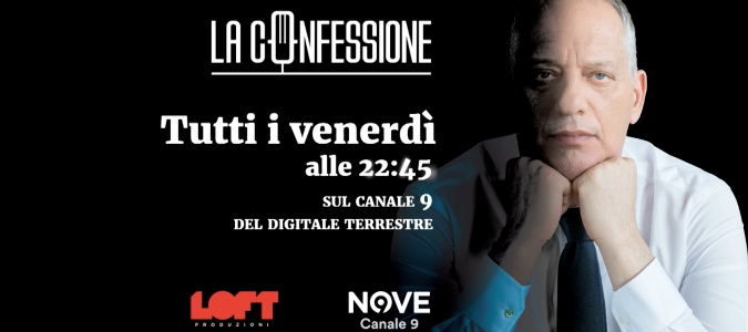 Copertina di La Confessione, stasera su Nove i nuovi ospiti. Gomez: “Perché intervisto Antonio Di Pietro ed Erri De Luca”