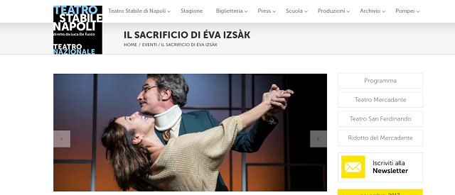 Eva, Renzi ed io al Teatro Mercadante. Così ricordiamo un femminicidio ante litteram