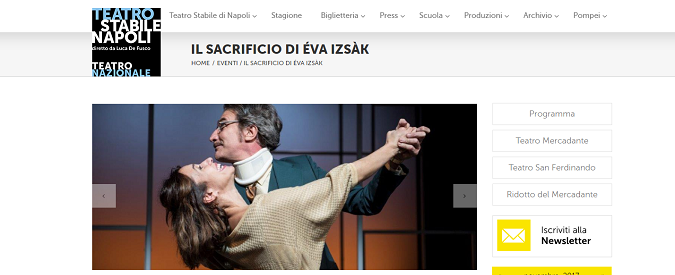 Eva, Renzi ed io al Teatro Mercadante. Così ricordiamo un femminicidio ante litteram