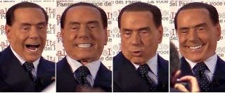 Copertina di Berlusconi si abbassa l’età: “Più di 70 ma sono un giovanotto”. Poi il mantra anti-grillino, e Di Maio diventa uno scroccone