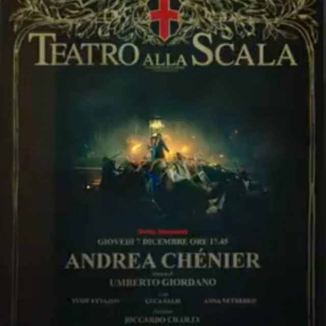 Prima della Scala: tutta Milano si fa palcoscenico per l’Andrea Chénier. Maxischermi in città per seguire l’opera