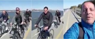 Copertina di Attentato New York, gli argentini in bici sulle rive dell’Hudson. Le immagini girate poco prima dell’arrivo del pick-up