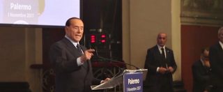 Copertina di Berlusconi a Palermo: “Nel prossimo governo ci saranno 12 ministri della società civile e solo 8 politici”