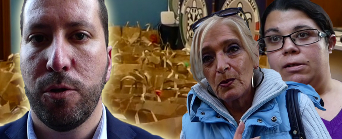 Copertina di Ostia, Casapound distribuisce la spesa agli italiani. Appoggio degli Spada? Marsella minimizza: “Post strumentalizzato”