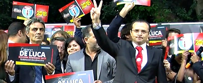 Copertina di De Luca e il “coraggio di osare”: così si presentava il deputato siciliano arrestato. Il video dello spot elettorale