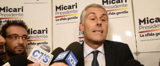 Copertina di Sicilia, il candidato del Pd Fabrizio Micari: “Divisi si perde, sia monito per le prossime elezioni nazionali”