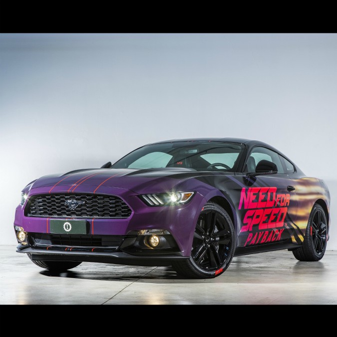 Copertina di Ford Mustang Need For Speed Payback, Lapo si dà ai videogames – FOTO