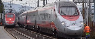 Copertina di Firenze, treno dell’alta velocità Frecciargento esce dai binari. Ritardi di 60 minuti sulla linea Firenze-Bologna