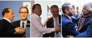 Sicilia, la partita dei leader è nazionale: la distanza di Renzi, il rodaggio di Di Maio, i cannoli di Salvini guastati da Berlusconi