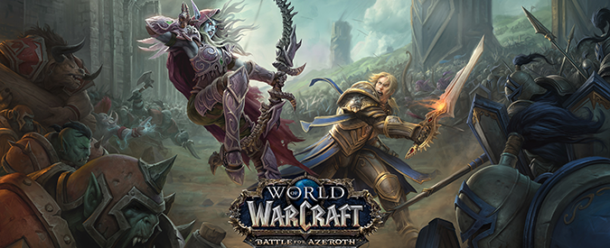 Copertina di World of Warcraft: Battle for Azeroth – annunciata la settima espansione del celebre mmorpg Blizzard