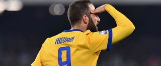 Copertina di Serie A, Napoli-Juve 0-1: Higuain segna e sfida i fischi. Partenopei ancora primi ma inferiori ai bianconeri