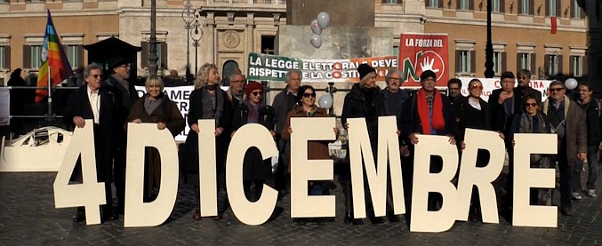 Copertina di Referendum, comitati del No festeggiano l’anniversario: “Renzi? Politicamente un uomo morto che cammina”