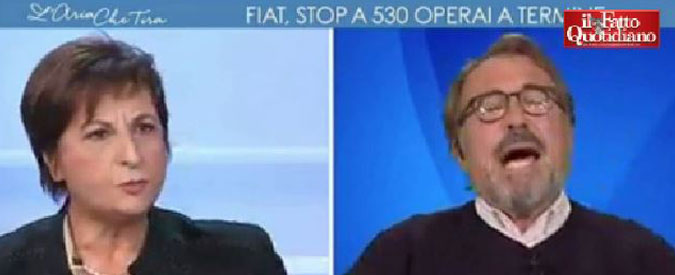 Copertina di Lavoro, scintille tra Cremaschi e la senatrice Pd sul Jobs act. “Se ne viene con questa supercazzola…”. “Non ti permettere.”