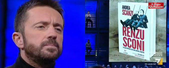 Copertina di Renzusconi, Scanzi: “Renzi e Berlusconi? Tanti punti politici in comune, da abolizione art.18 alla scuola”