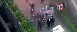 Forza Nuova, blitz fascista davanti alla sede di Repubblica: otto indagati, anche un minore