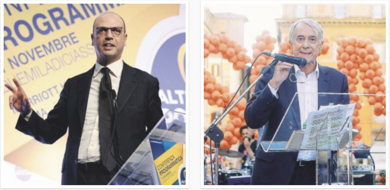 Dove vanno le truppe di Pisapia e Alfano Dove vanno le truppe di Pisapia e Alfano