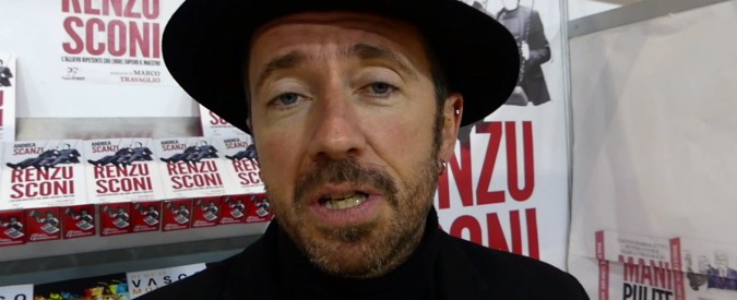 Copertina di Renzusconi, l’anteprima con Andrea Scanzi: “E’ un libro divertente. Renzi è involontariamente comico”