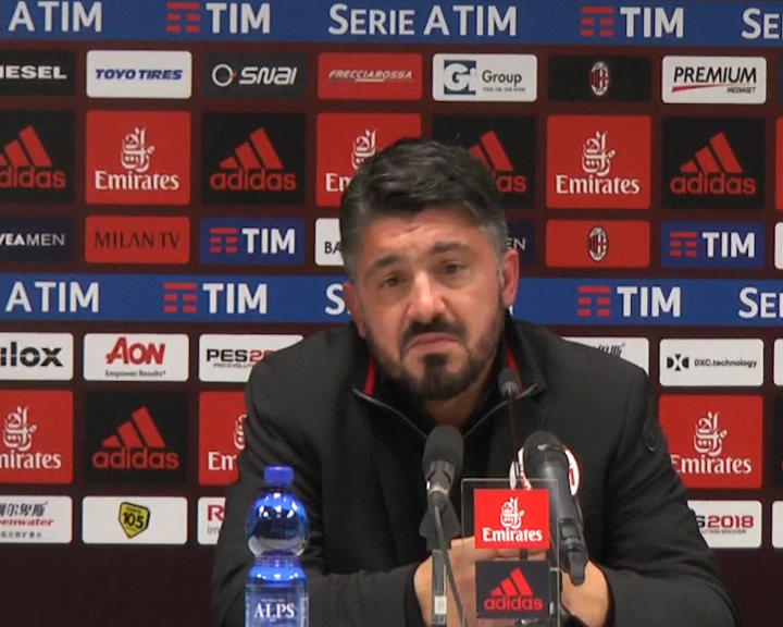 Copertina di Milan-Bologna, Gattuso confessa: “Si, mi incazzo spesso. Ma sono fatto così”