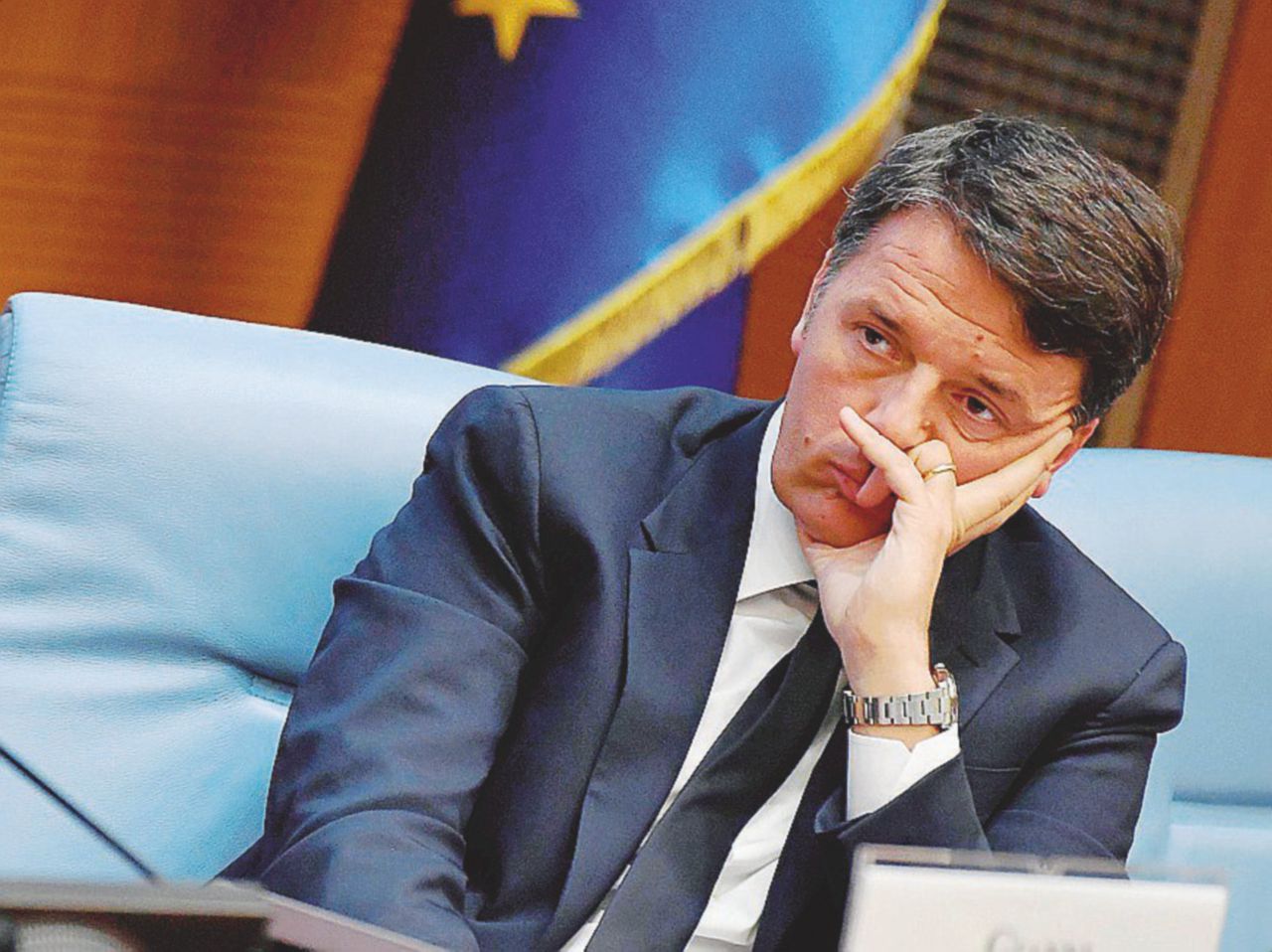 In bilico - Il segretario del Pd Matteo Renzi - Ansa Terrore democratico: in Parlamento ora si teme “quota 20%”
