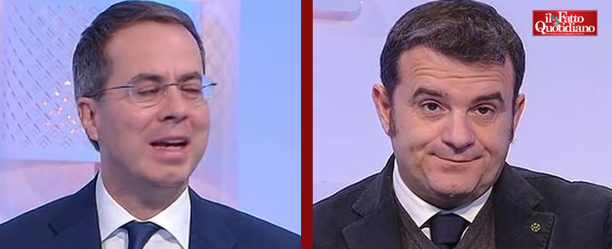 Copertina di Colaninno (Pd) vs Centinaio (Lega): “Grazie a Renzi siamo tornati a livelli pre-crisi”. “No, la gente sta peggio di prima”