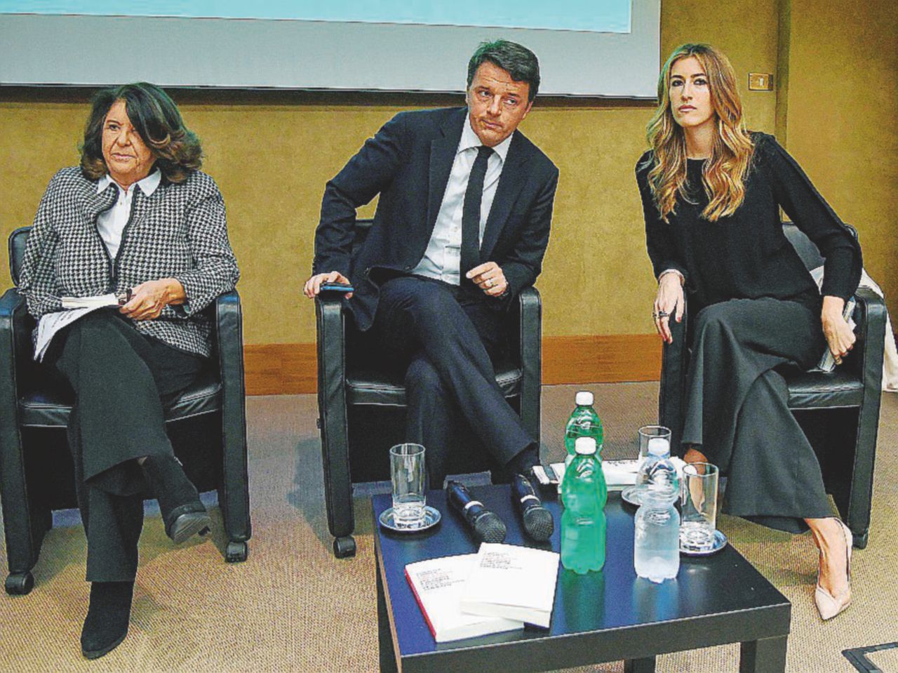 L’ateneo confindustriale. Severino, Renzi e Chirico ieri alla LuissAnsa Renzi scappa per non rispondere su Grasso