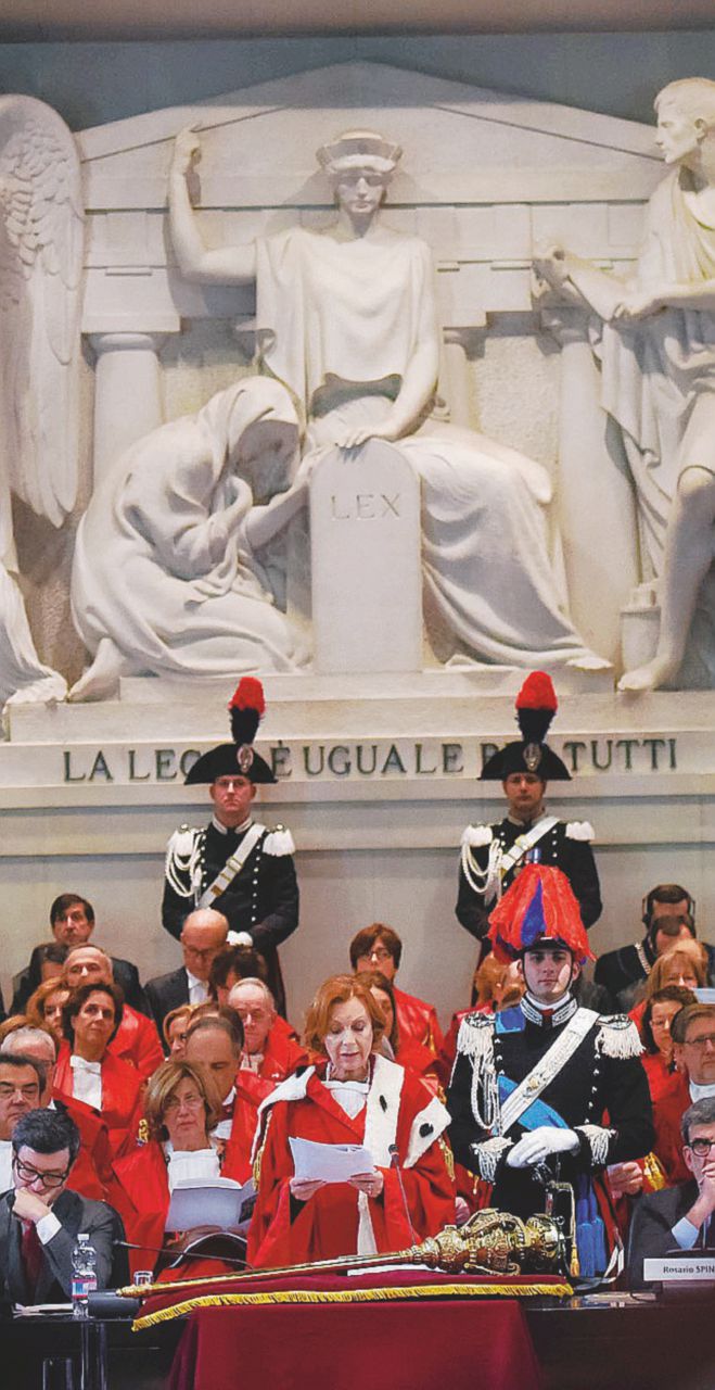 La legge è uguale per tutti - L’apertura dell’anno giudiziario al Tribunale di Milano - LaPresse Il rischio delle mele marce già nei Palazzi di Giustizia