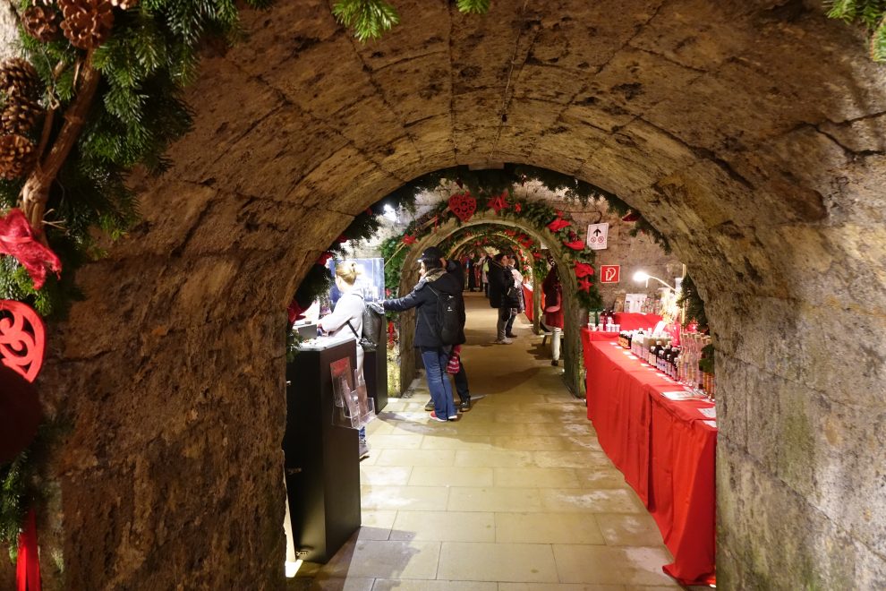 Il mercatino di Natale nella casamatta della fortezza