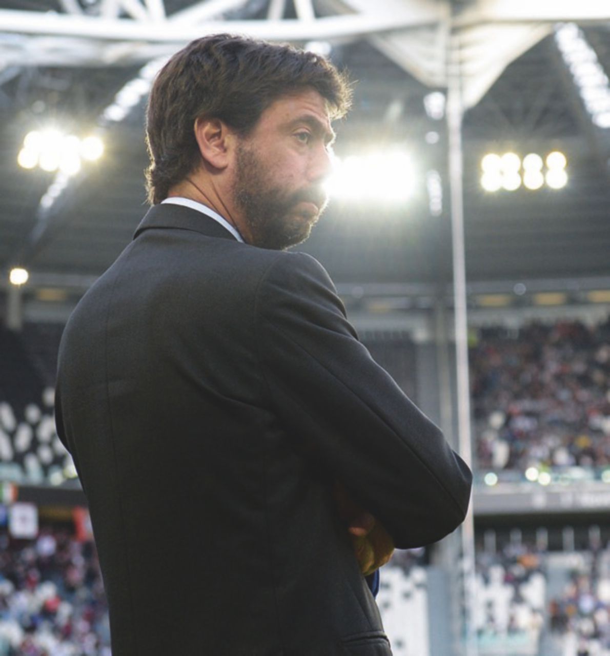 Allo stadio - Il presidente della Juventus Fc, Andrea Agnelli - LaPresse Juventus: Agnelli condannato, pena ridotta e già finita. Ma aumentano le multe