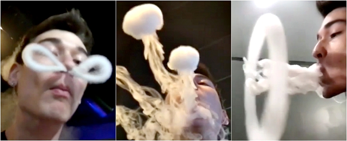 Copertina di Svapo, il dio del fumo esiste e vive nel New Jersey. Quello che fa questo ragazzo è “strabiliante”