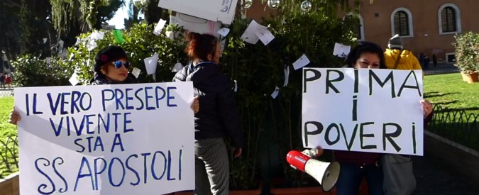 Copertina di Roma, la Regione trova una casa alle famiglie accampate in chiesa: “Ora il comune accetti questa soluzione”