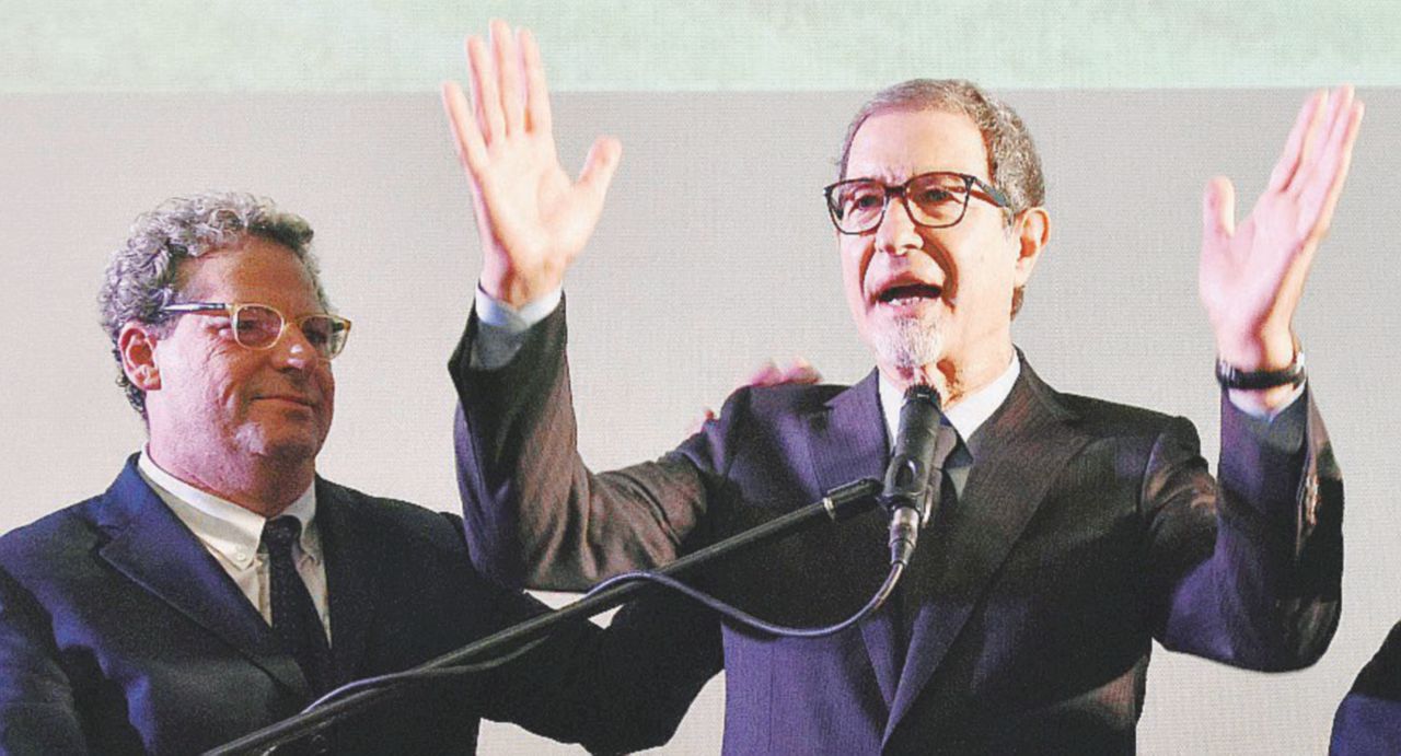 Gatto e volpe - Il governatore Musumeci e il presidente Miccichè - Ansa In Sicilia, si sa, il Viceré sta sempre sopra al Re