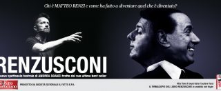 Copertina di Renzusconi, il nuovo spettacolo di e con Andrea Scanzi. Le date del tour