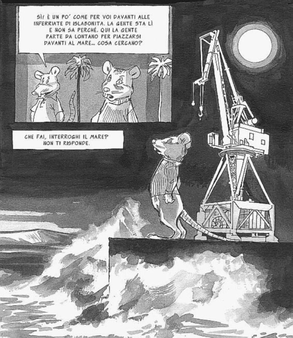 Copertina di Un graphic novel sui topi, che poi topi non sono: sanno troppe cose umane