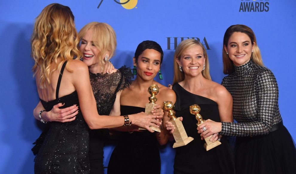 Laura Dern, Nicole Kidman, Zoe Kravitz, Reese Witherspoon e Shailene Woodley 
