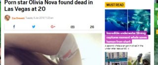 Copertina di Olivia Nova, trovata morta la giovanissima pornostar. A Natale aveva detto di sentirsi molto sola