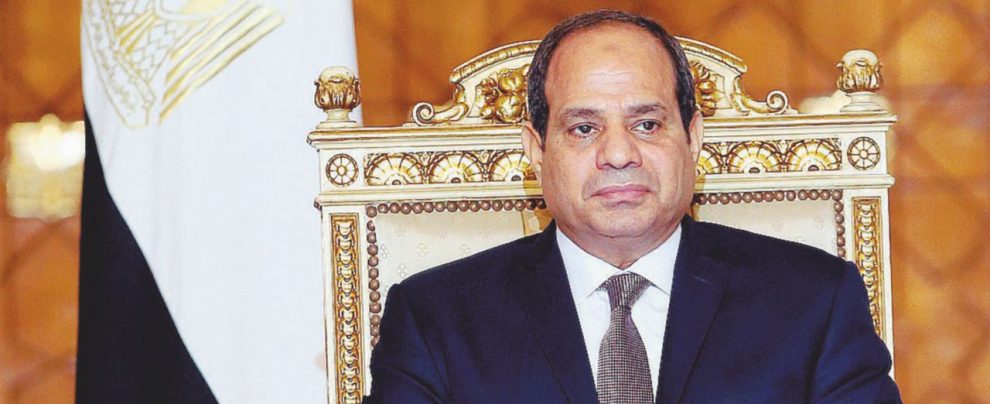 In campagna elettorale - Il presidente al-Sisi ha già promesso 4000 fabbriche e impianti per depurare le acque - Ansa Al generale piacciono le elezioni alla russa