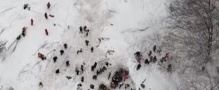Copertina di Rigopiano,voci dal gelo. Lunedì in esclusiva sul Nove il documentario che racconta la tragedia