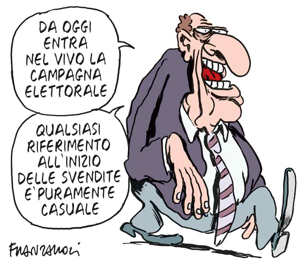 Copertina di La vignetta di Franzaroli