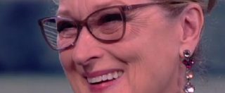 Copertina di Tom Hanks a Che tempo che fa con Maryl Streep: “Medaglia da Trump? No ma magari qualcosa intorno al collo vuole mettercelo”