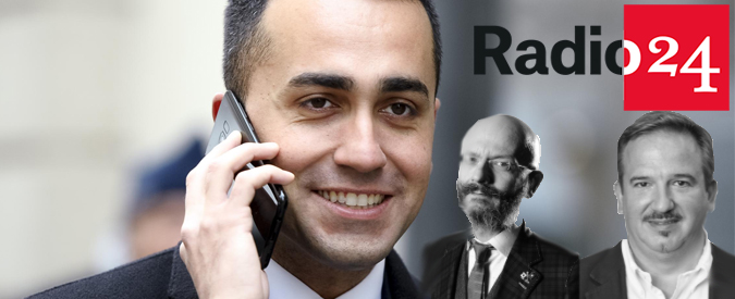 Copertina di M5S, Di Maio a Radio24: “L’attacco di De Benedetti? Lo metto nel curriculum”. “Caos Parlamentarie? Non è vero”